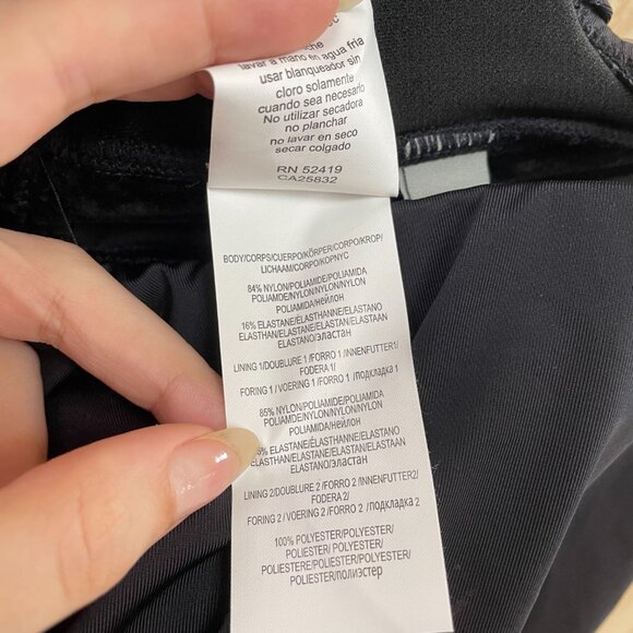 Kenneth Cole Black Bathing Suit Top Size 1X NWT - Picture 5 of 6